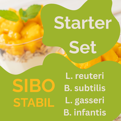 Zestaw startowy L. reuteri, B. subtilis, L. gasseri, B. infantis-jogurt | Sibostabil